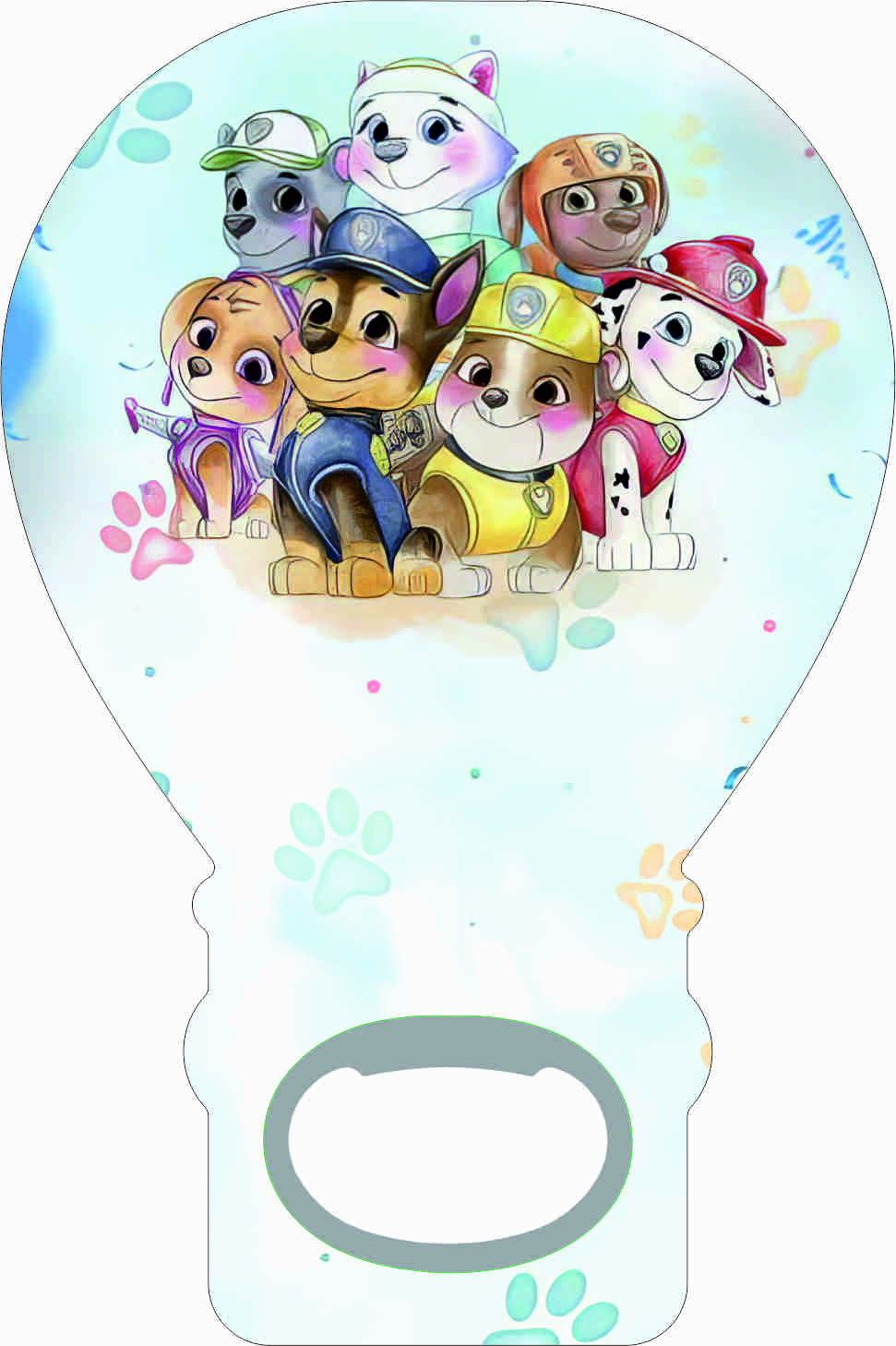 Paw Patrol Balon Açacak Magnet