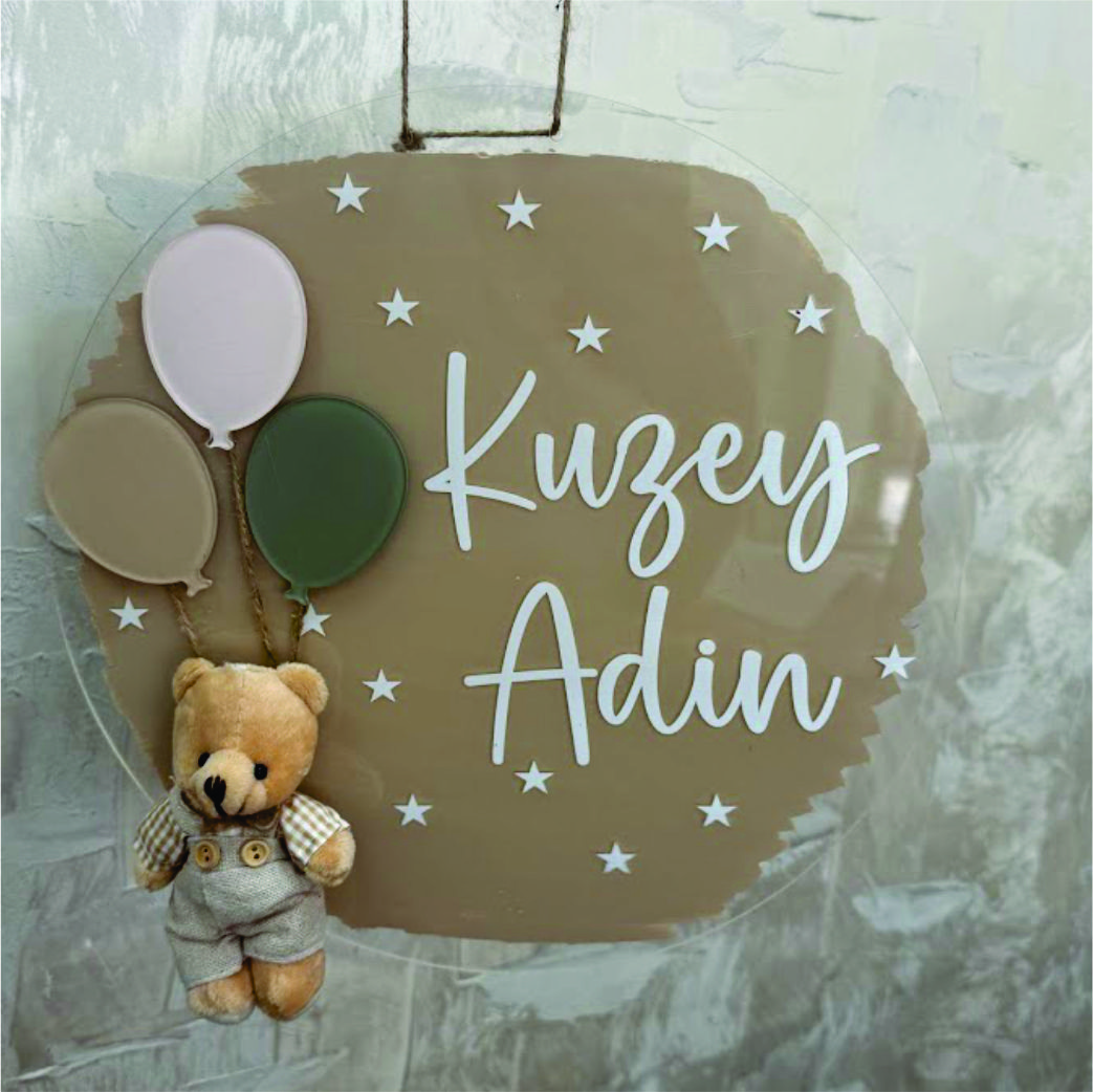 Ayıcıklı kapı süsü