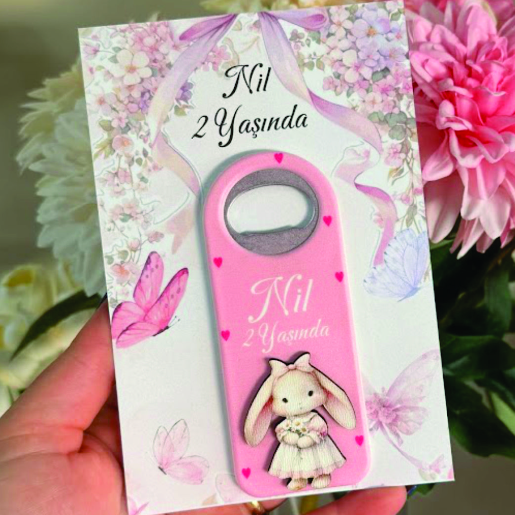Tavşan acacak magnet kartlı
